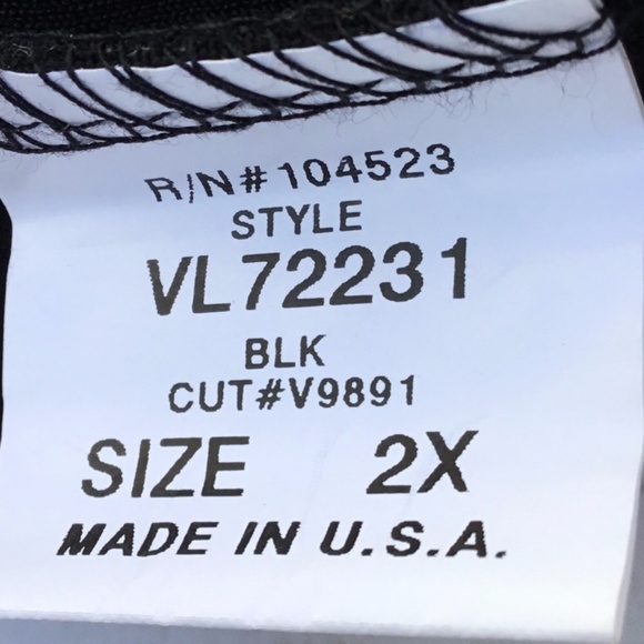 Long Plus Size Black Gold Top / Jacket by Vikki Vi - Picture 6 of 8